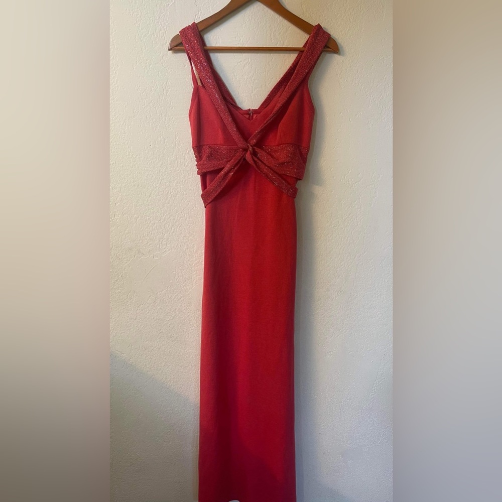 New St. John size 2 red party dress.